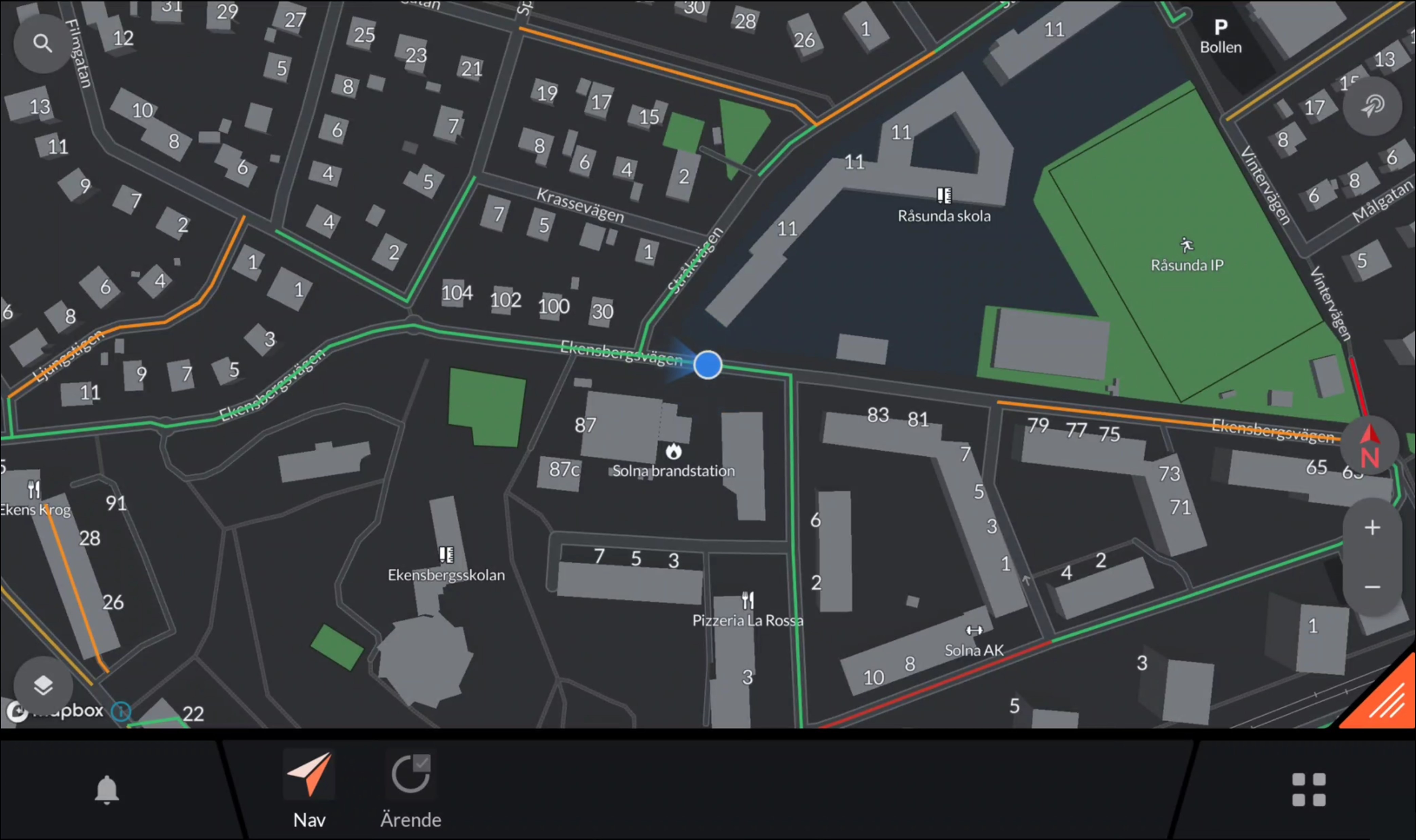 Navigation North Mode