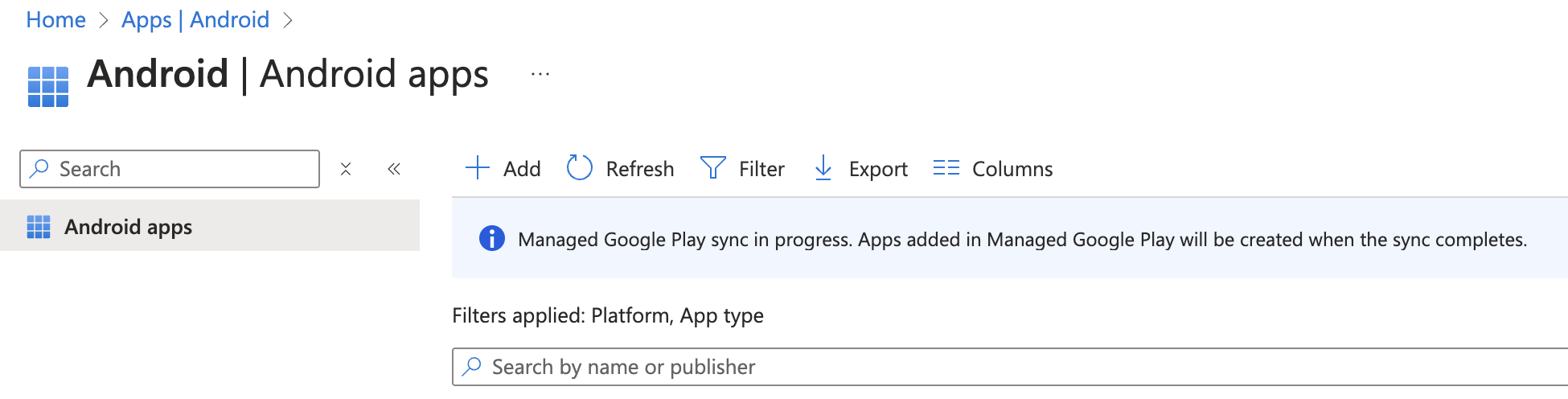 Intune Uploaded Vehicle Services